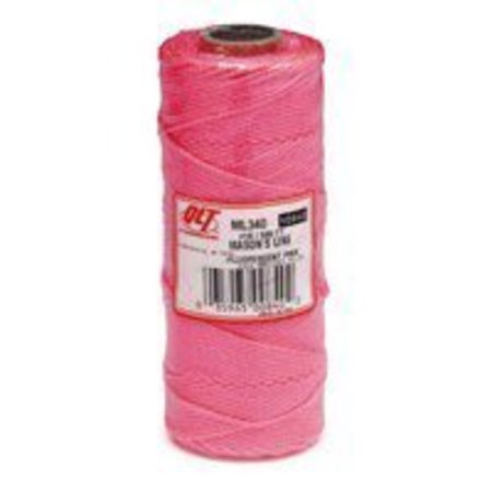 MARSHALLTOWN Marshalltown ML340 Mason Line, 150 lb Chalk, 500 ft L Line, Fluorescent Pink Line ML340